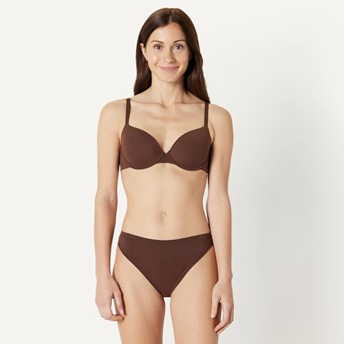 Image of Amazon Essentials Women's Microfibre Demi Cup Bra, Pack of 2