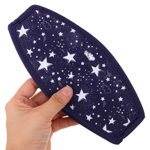 Funda de neopreno para correa de buceo y snorkel protector de pelo para máscara 4