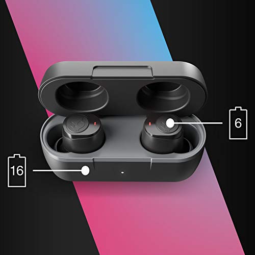 Image of Skullcandy Jib (TWS) Bluetooth Truly Wireless in Ear Earbuds with 22 Hours Total Battery, IPX4 Sweat and Water Resistant, with mic, Noise-Isolating Fit, Call, Track and Volume Control (Black)