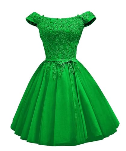 Image of Asulla Short Prom Dresses Homecoming Cocktail Dresses Lace Appliques Bridesmaid Dresses for Wedding