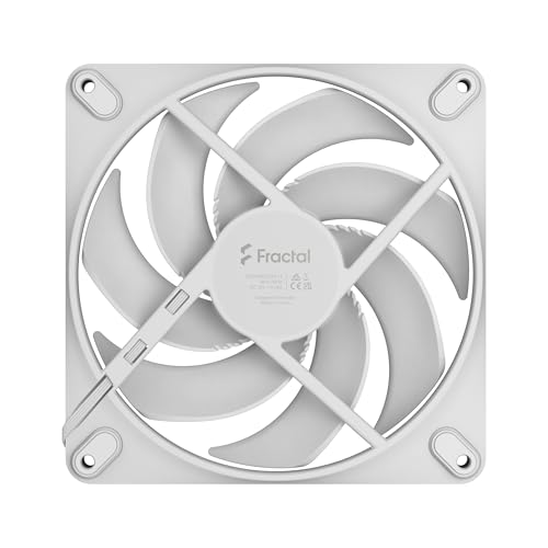 Image of Fractal Design Momentum 14 - Silent PC Case Fan - 140 mm - Liquid Crystal Polymer LCP blades - FDB Fluid Dynamic Bearing - PWM control - Cooling Performance - Powerful Airflow - Quiet Operation -White