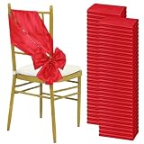Fajas y bandas de satén para sillas, 10/50 unidades, elegantes fundas para lazos para sillas, para bodas, cumpleaños, fiestas, accesorios decorativos perfectos para eventos