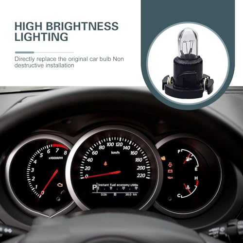5 lámparas T5 para tablero, 14V 1.12W, blanco miniatura 6