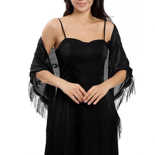 Women’s Vintage Floral Shawls and Wraps Hollow Out Scarves for Evening Dresses Triangle Shawl Fringed Evening Cape2