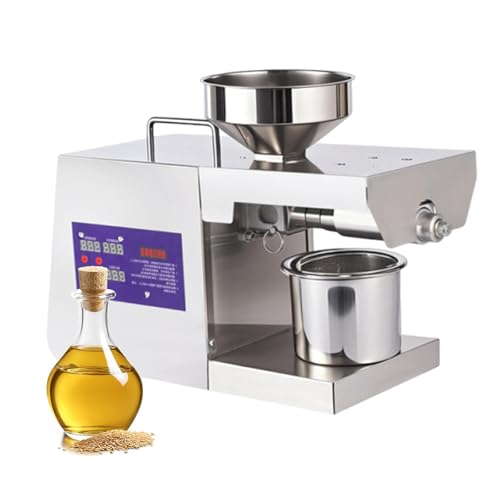 Prensa de aceite en acero inoxidable con rendimiento de 2000W 2