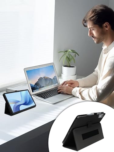 Étui pour tablette Android 16 de 12,7" résistant aux chocs et imperméable noir
