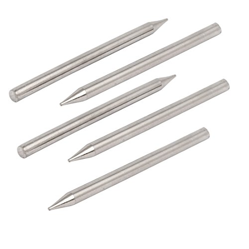 Aexit 30W 4mm Parts & Accessories Shank Dia Soldering Iron Point Tip Rework Station Welding Tips Tool 5pcs