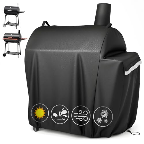 Image of Utheer 600D Waterproof Grill Cover for Royal Gourmet CC1830 /CC1830V Grill