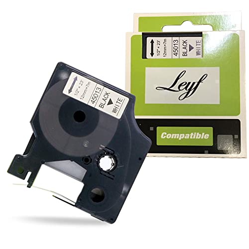 LEYF 1 nastro per etichette, compatibile con Dymo