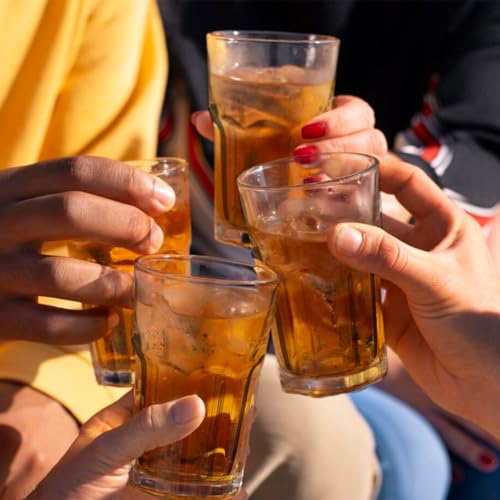 Premier Housewares Luxor Glass Tumblers, Clear, 8 x 8 x 12 cm - Image 6