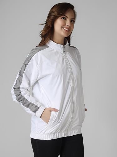 Image of Lavozia women jacket Women's Travel Nylon Solid Plain Sports Gym Workout Running Travel Trekking and jacket for Women