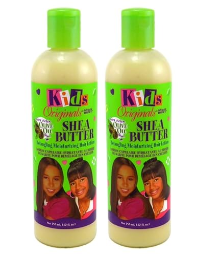 Africas Best Kids Orig Lotion Shea Butter Detangling 12 Ounce (Pack of 2) image 2
