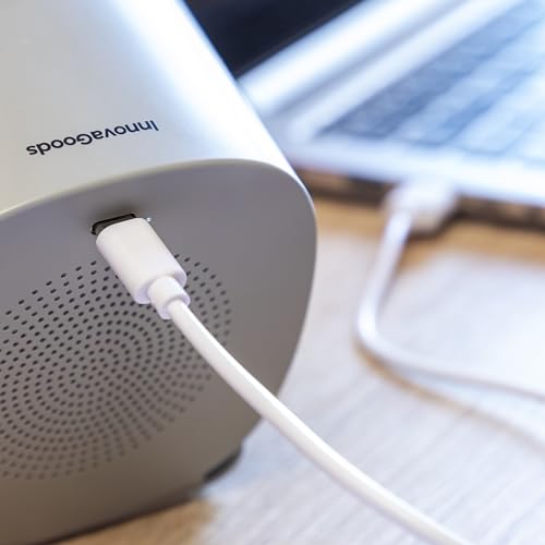 Miniatura 9 de Innovagoods Altavoz Cargador Inalámbrico Con Led Souwis, Altavoz Bluetooth 5.1, Altavoz Inalámbrico Portátil Cargador, Multifunción. Color Gris