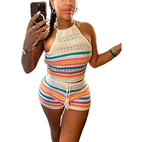 KANSOON Women's Summer 2 Piece Tracksuit Cover