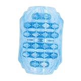 CLISPEED Fußmassage roller für Plantarfasziitis Blauer Fußgewölbe massageroller mit Rutschfester Basis Entspannendes Fußmassagegerät zur Schmerzlinderung und Durchblutungsförderung bei