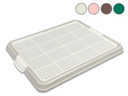 Dog-Pee-Pad-Holder-Puppy-Potty-Training-Tray-225X165-for-Small-Dogs-Gray Dog Pee Pad Holder Puppy Potty Training Tray 225X165 for Small Dogs Gray