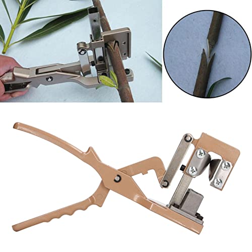 Kit de Podador de Enxerto Tesoura Cinza Ferramenta Enxertador para Mudas Tesoura