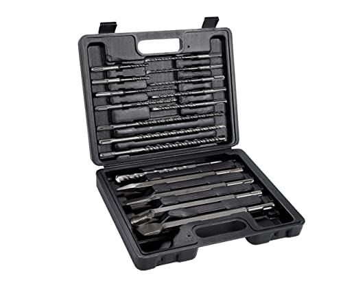 振動 17PCS ドリルビットセット ピックツール ハンマードリル コンクリート...