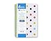Blue Sky 2017-2018 Academic Year Teachers Weekly Lesson Planner, Twin-Wire Bound, 5" x 8", Dots Cover
