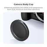 K&F Concept Body Cap + Rear Lens Cap Compatible with Nikon Z Mount Z6, Z7, Z8, Z9, Z30, Z50, Z5, Z7 II, Z6 II, ZF C, Camera Lens Accessories with Hot Shoe Cover - Image 2