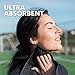 SweatBlock Microfiber Sweat Absorbing Handkerchiefs for Men and Women 10x10 Inch 5 Pack Black Reusable Machine Washable Towels for Face Body Gym Sports Travel or Daily Use Lightweight and Durable