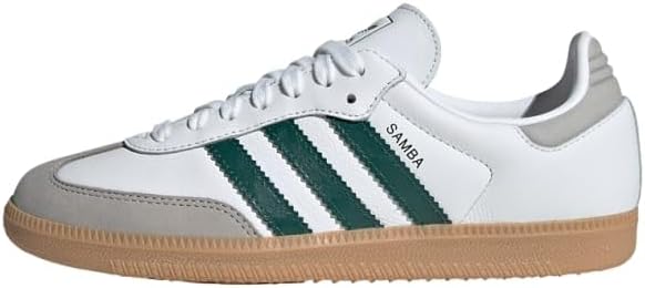 adidas Women's Samba OG W FTWR whiteCollegiate Green/Grey Two 12 US