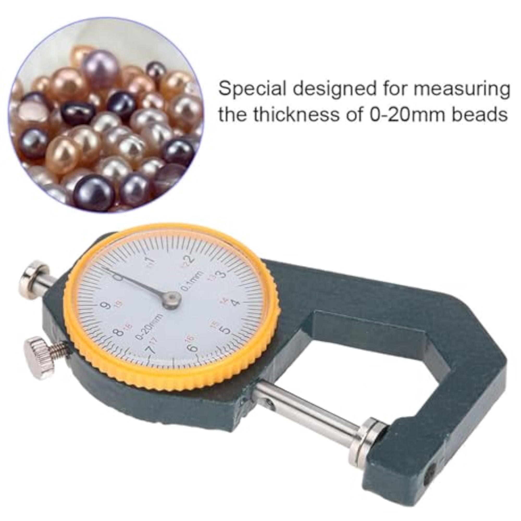 Bead Diameter Gauge for Measuring Pearl Thickness