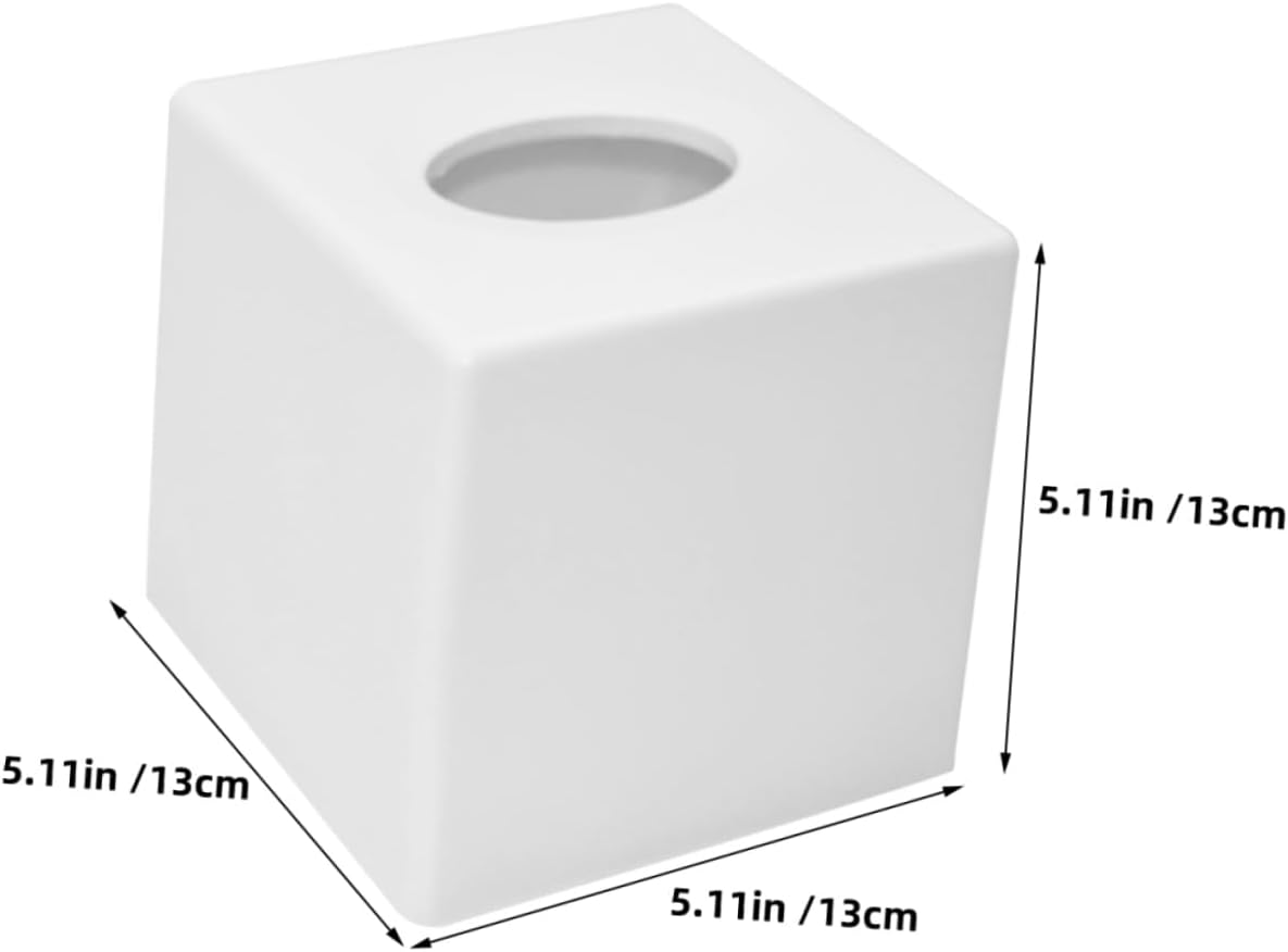 Multifunctional Tissue Box Cover Stylish Cube Holder for Compatible Standard Tissue Easy to Clean and Use for