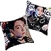 AKlamater Kpop BTS Lot de 15 housses de coussin double face 45 x 45 cm
