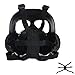 VILONG M04 Airsoft Tactical Protective Mask, Full Face Eye Protection Skull Dummy Game Mask with Dual Filter Fans Adjustable Strap for BB Gun CS Cosplay (Black Mask) (Black)