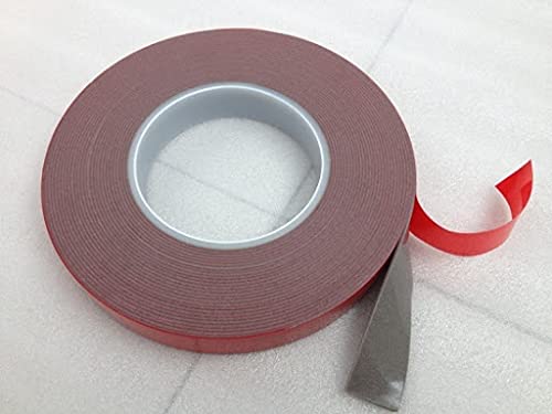 JONSON VHB Tape Double Sided Acrylic Metal glass Industrial Tape With Grey (10mm X 2mm X 5 Mtr)