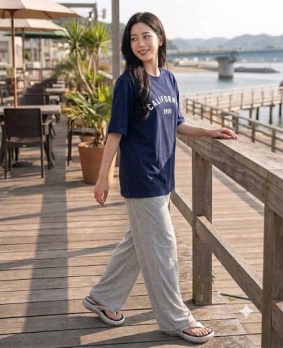 Image of DIAZ Women Co-ord Set for Girls | Stylish Two Piece Dress with Oversize Tshirt & High Waist Jogger|Trendy Cotton Blend Track Suit Set for Women | Casual /Travel & Lounge Wear Outfits