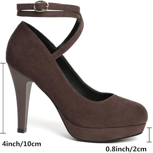 Image of Mostrin Fashion Vintage Womens Small Bowtie Platform Pumps Ladies Sexy High Heeled Shoes