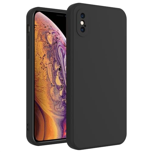 Image of for iPhone Xs Case Black, Scratch Resistant with Soft Touch, Slim Thin Phone Cover for iPhone X 5.8 inch