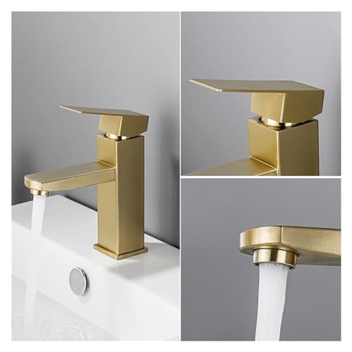 Robinet de lavabo de salle de bain moderne à trou unique durable - 5
