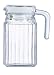 ARC International Luminarc Quadro Jug with White Lid Pitchers, 16 3/4-Ounce
