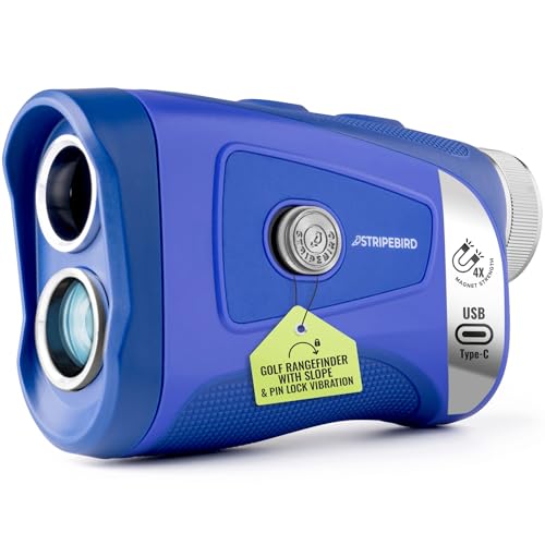 Image of Pro Tour Golf Rangefinder with Slope - Range Finder Golf with Ultra-Strength Magnet - Laser Rangefinder with Slope Technology & Flag Pole Lock Vibration - Golf Range Finder