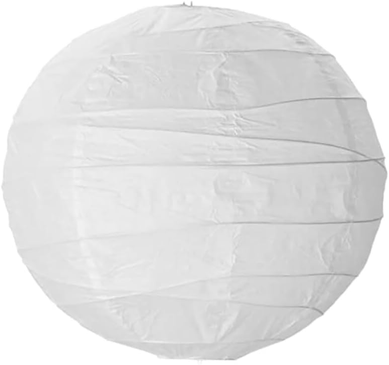 SHERCHPRY Lantern Shade Paper Pendant Light Paper Lantern Light Fixture Lamp Shade Ornament Large Paper Lantern Round Paper Lantern Lampshade 3d Wrought Iron White Hanging Lamp Floor Lamp