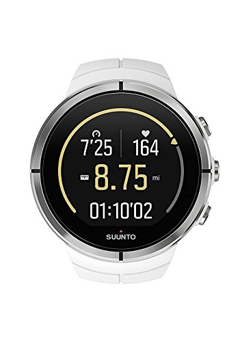 Suunto Spartan Ultra Hr White Digital Display Quartz Watch, White Silicone Band, Round 50Mm Case #TOP3