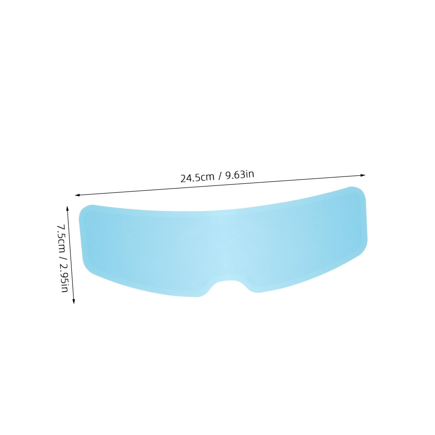 VOSAREA Fog Film Rainproof Protection for Vision High Definition Safety Patch Compatible with Electric Helmets