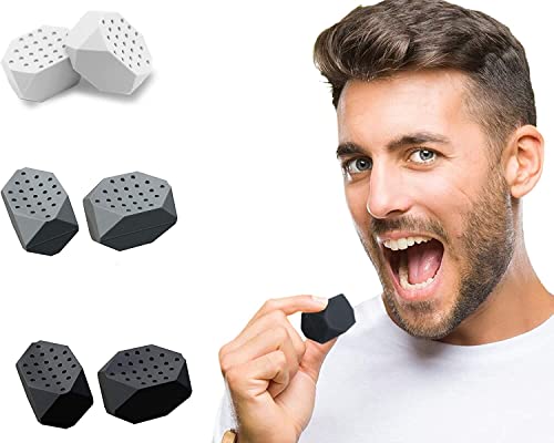 Jawline Exerciser for Men and Women | Jawline Sculptor | Jawline Shaper | Jaw, Neck & Face Exerciser | Double Chin Remover & Powerful Jaw Trainer | 3 Resistance Levels (6 pcs.)