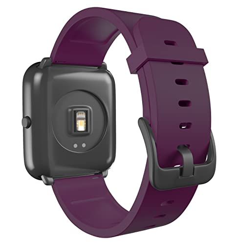 Bolesi 9 Pack Silicone Bands Replacement For Amazfit Bip U Pro/Bip / Gts/Gts2/ Gts 3/Gts 2E/Gts 2 Mini Smartwatch, Sumsung Galaxy Active2, 20Mm Quick Release Watch Soft Strap For Men Women. #TOP3