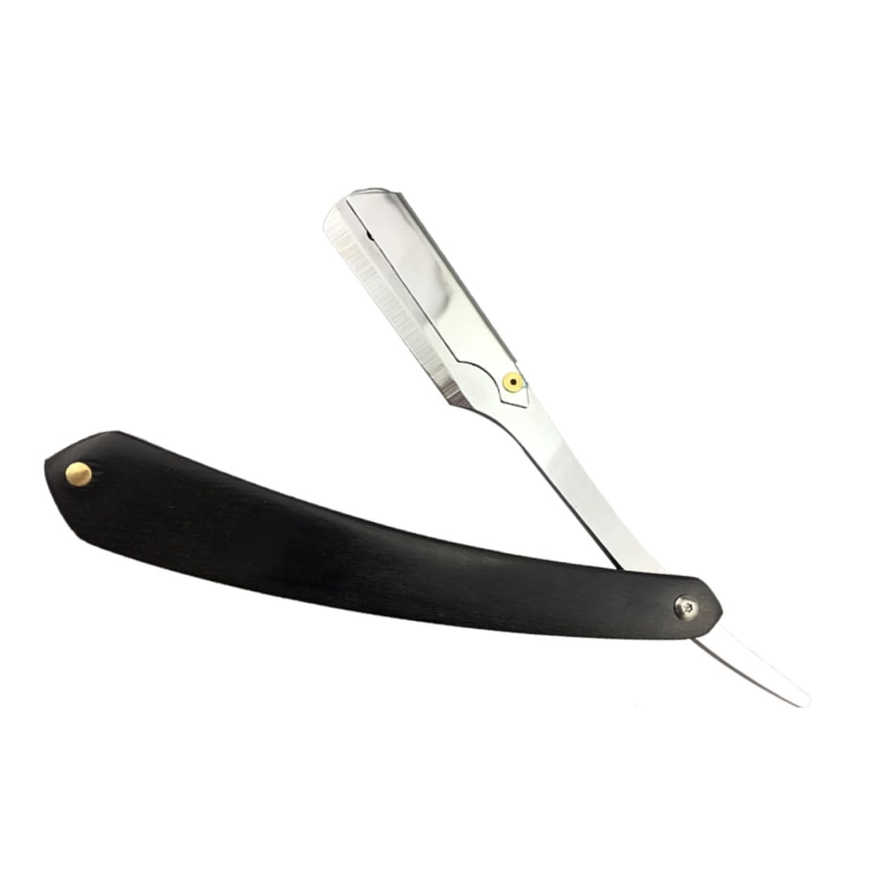 MAGICLULU 3 Pz Rasoio Da Barba in Metallo Coltello Da Barba Dritto Rasoio Da a Doppia Lama Da Kit Taglia Manuale Bambù Coltello Per Sopracciglia Uomo