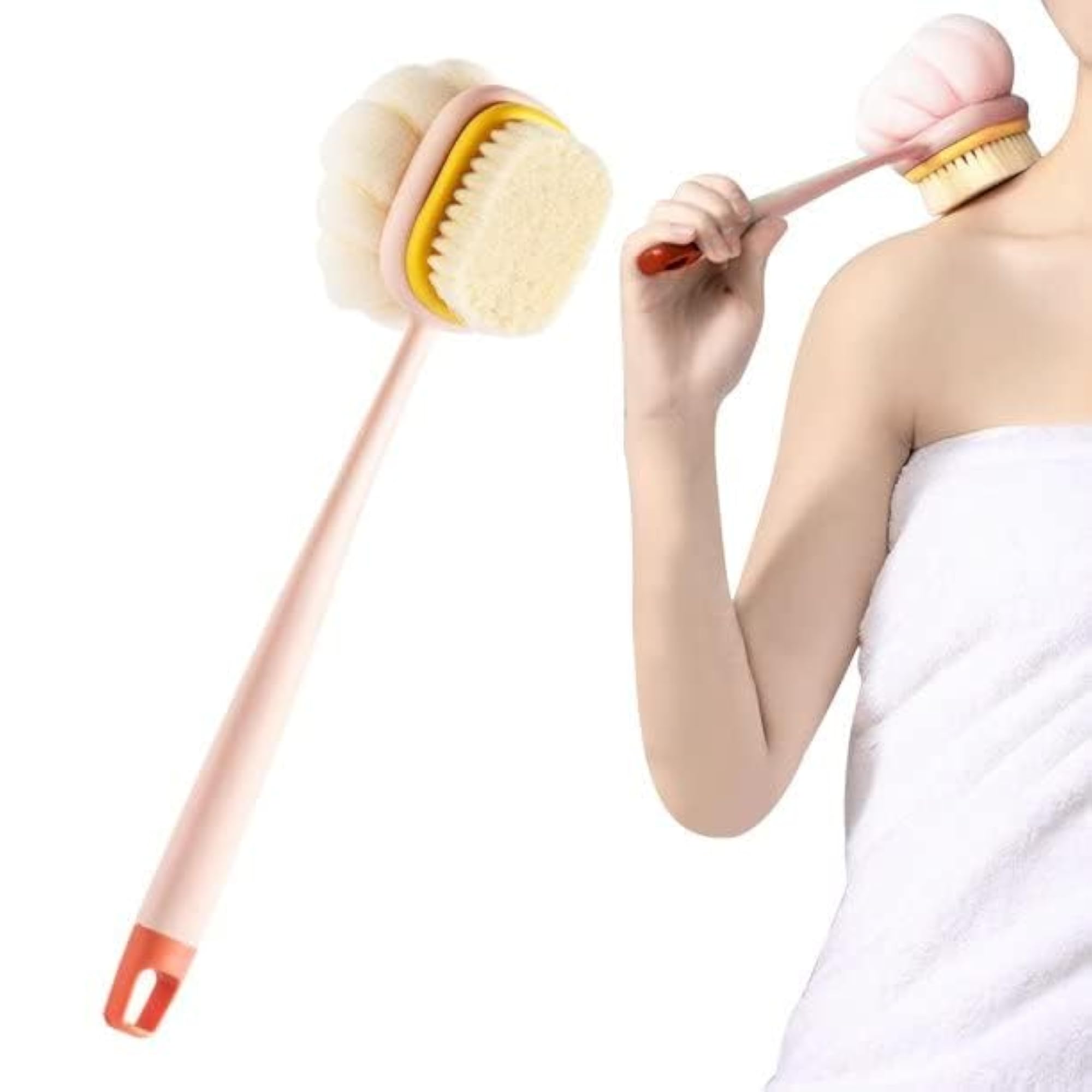 Bath Brush Shower Brush with Enlarge Sponge