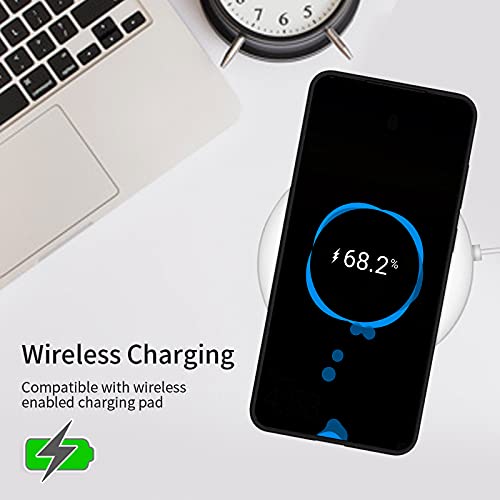 Rauedwdjs Case For Cricket Dream 5G, At&T Radiant Max 5G/Cricket Innovate 5G Soft Tpu Case, Slim Fit Anti Scratch Shock Absorption Protective Cover For Cricket Dream, Blue Burning Skull #TOP4