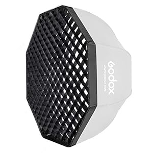 Soonpho Portable Octagon 32″/80cm Only Honeycomb Grid for Godox SB-UE Softbox, Flash Speedlight Umbrella Photo Softbox Reflector (Only 80cm Grid)