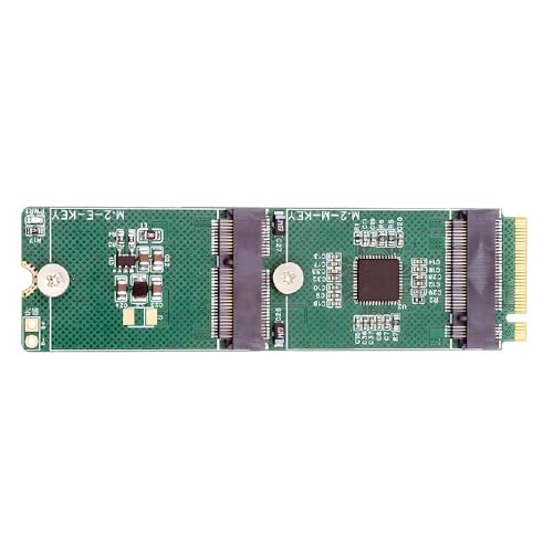 Adaptador M.2 NVME cablecc soluciona la falta de espacio para SSD M-Key y red E-Key