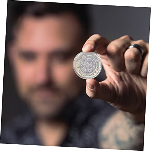 Caja organizadora para 100 monedas transparente miniatura 7