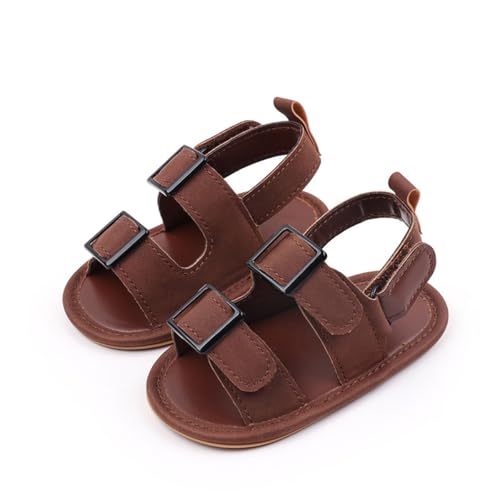 Image of CENCIRILY Infant Baby Boys Girls Summer Beach Sandals Anti-slip Rubber Soft Sole Lightweight Breathable Athletic Toddler First Walking Shoes