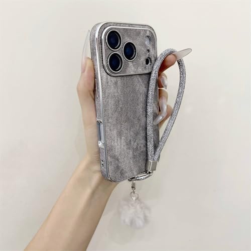 Protection d'objectif iPhone 17 et coque anti-chute mate avec dragonne